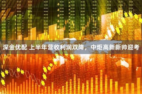 深金优配 上半年营收利润双降，中炬高新新帅迎考